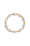 Armbanden van roestvrij staal met kralen, casual, dagelijks en eenvoudig, dames sieraden.