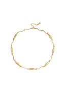 Roestvrijstalen ketting met vismotief, eenvoudige dagelijkse sieraden uit de Simple Series voor dames.