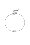Armbanden met bedeltjes van roestvrij staal in ovale vorm, eenvoudige serie voor dagelijks gebruik, damessieraden