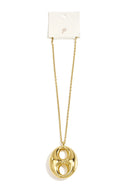 Lange roestvrijstalen kettingen met geometrische vorm, eenvoudige, alledaagse serie, dames sieraden