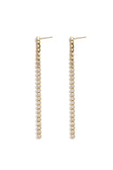Oorbellen met hangertjes van roestvrij staal en ketting, elegant, geschikt voor feestjes en bijeenkomsten, luxe serie damessieraden