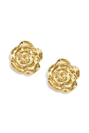 Manchetknopen met bloemmotief, casual, roestvrij staal, dagelijkse accessoires
