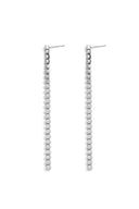 Oorbellen met hangertjes van roestvrij staal en ketting, elegant, geschikt voor feestjes en bijeenkomsten, luxe serie damessieraden